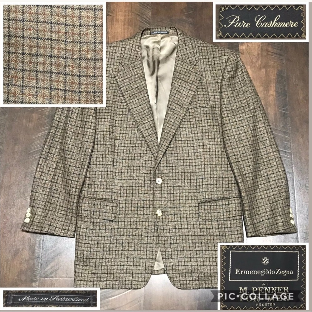 Luxurious 100% cashmere blazer Ermenegildo Zegna